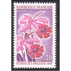France Francia Nº 1528 1967 Florales de Orleans Lujo France Francia Nº 1528 1967 Florales de Orleans Lujo