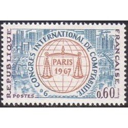 France Francia Nº 1529 1967 9º Congreso de contabilidad (París) Lujo France Francia Nº 1529 1967 9º Congreso de contabilidad (París) Lujo