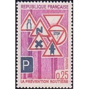 France Francia Nº 1548 1968 Prevención vial Lujo