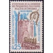 France Francia Nº 1566 1968 2º Cent. de la liberación de prisioneros en Aigues-Mortes Lujo