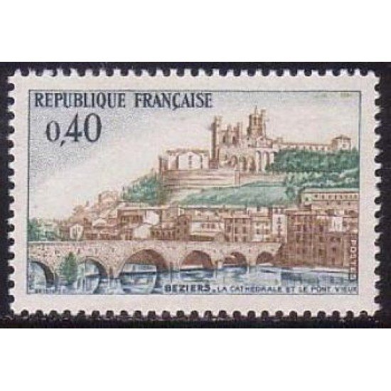 France Francia Nº 1567 1968 41º Congreso filatéllico francés Lujo France Francia Nº 1567 1968 41º Congreso filatéllico francés Lujo