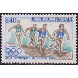 France Francia Nº 1573 1968 JJOO de México Lujo