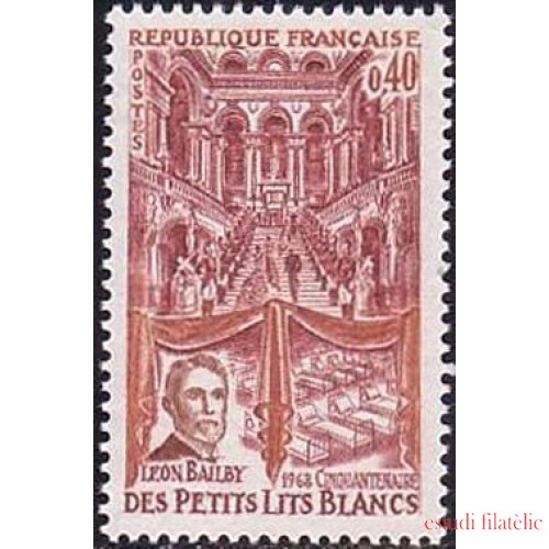MED/S France Francia  Nº 1575  1968 50º Aniv. del baile de las Pequeñas Camas Blancas Lujo