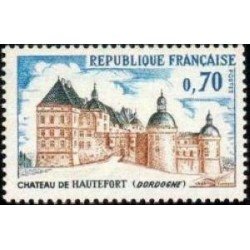 France Francia Nº 1596 1969 Castillo de Hautefort Lujo