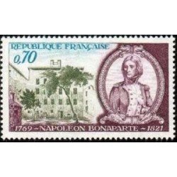 France Francia Nº 1610 1969 2º Cent. del nacimiento de Napoleón Lujo