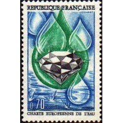 France Francia Nº 1612 1969 Carta europea del agua Lujo