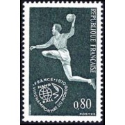 France Francia Nº 1629 1970 7º Campeonato del mundo de balonmano Lujo