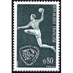 France Francia Nº 1629 1970 7º Campeonato del mundo de balonmano Lujo