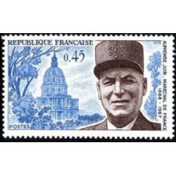 France Francia Nº 1630 1970 Mariscal Juin Lujo