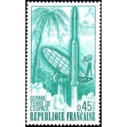 AST/S France Francia Nº 1635 1970 1º Lanzamiento del cohete Diamant B Lujo