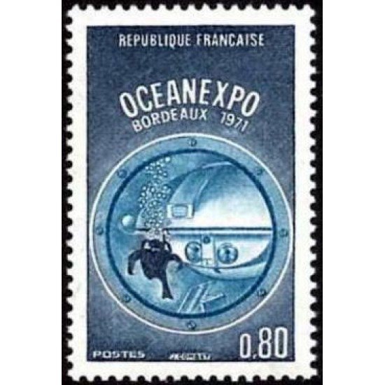 France Francia Nº 1666 1971 OCEANEXPO (Bordeaux) Lujo France Francia Nº 1666 1971 OCEANEXPO (Bordeaux) Lujo
