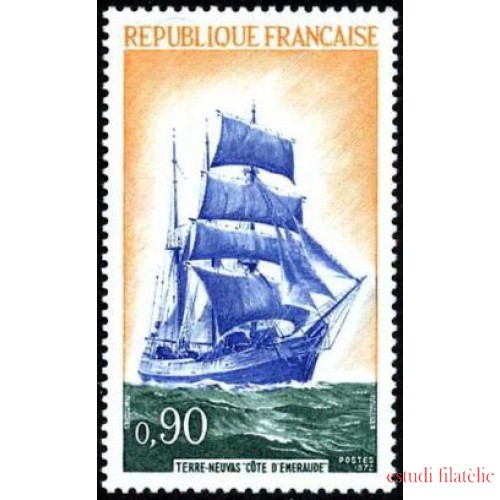 France Francia Nº 1717 1972 Velero de tres mástiles Lujo
