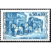 France Francia Nº 1749 1973 Día del sello Lujo