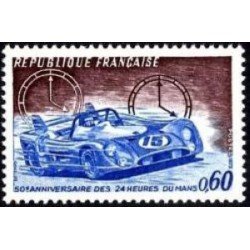 France Francia N º1761 1973 50º Aniv. de las 24 horas de Mans Lujo France Francia N º1761 1973 50º Aniv. de las 24 horas de Mans Lujo