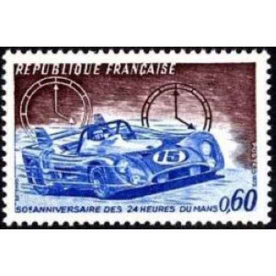 France Francia N º1761 1973 50º Aniv. de las 24 horas de Mans Lujo