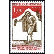 France Francia Nº 1771 1973  Tricentenario de la muerte de Molière Lujo