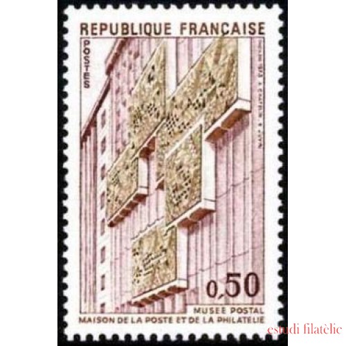France Francia Nº 1782 1973 Museo postal Lujo