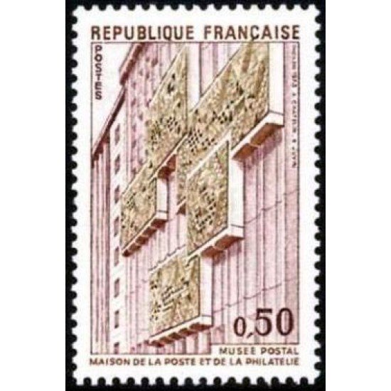 France Francia Nº 1782 1973 Museo postal Lujo France Francia Nº 1782 1973 Museo postal Lujo