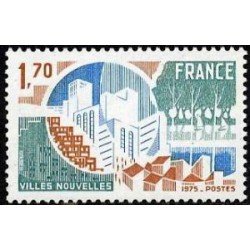 France Francia Nº 1855 1975 Nuevas ciudades Lujo