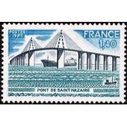 France Francia Nº 1856 1975 Puente de St.-Nazaire Lujo