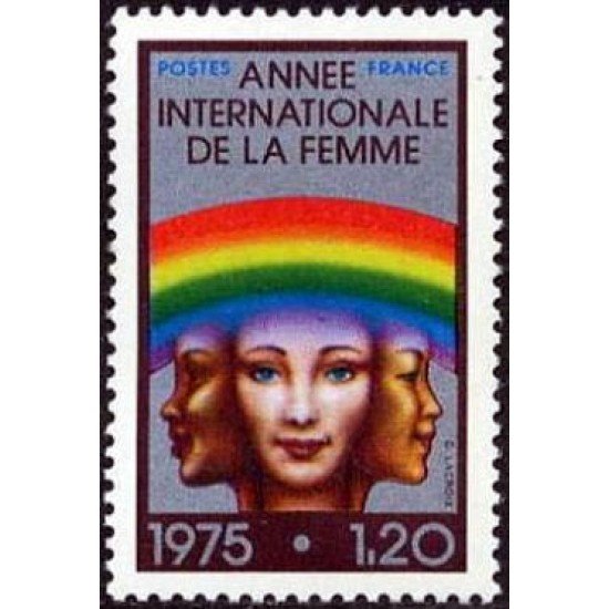 France Francia Nº 1857 1975 Año iinternacional de la mujer Lujo France Francia Nº 1857 1975 Año iinternacional de la mujer Lujo