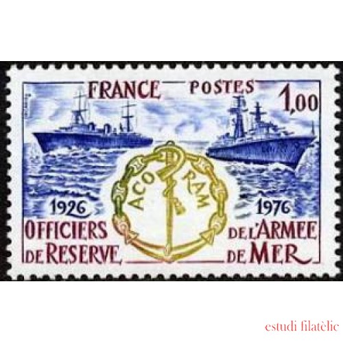 France Francia Nº 1874 1976 50º de A.C.O.R.A.M. Lujo