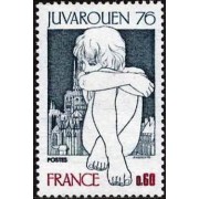France Francia Nº 1876 1976 Exposicón filatélica mundial de la juventud Lujo France Francia Nº 1876 1976 Exposicón filatélica mundial de la juventud Lujo