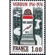 France Francia Nº 1883 1976 Verdun Lujo France Francia Nº 1883 1976 Verdun Lujo