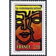 France Francia Nº 1884 1976 La Comunicación Lujo