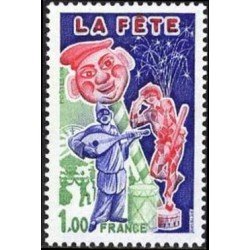 France Francia Nº 1888 1976 La fiesta Lujo France Francia Nº 1888 1976 La fiesta Lujo