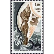 France Francia Nº 1906 1976 Xº Festival internacional del cine de turismo Lujo