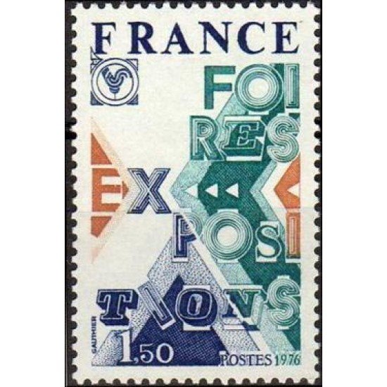 France Francia Nº 1909 1976 Ferias de exposiciones Lujo