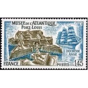 France Francia Nº 1913 1976 Puerto Louis Museo del Atlántico Lujo France Francia Nº 1913 1976 Puerto Louis Museo del Atlántico Lujo