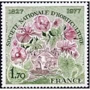 France Francia 1930 1977 150º Aniv. de la Sociedad nacional de horticultura MNH
