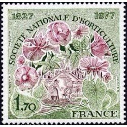 France Francia 1930 1977 150º Aniv. de la Sociedad nacional de horticultura MNH