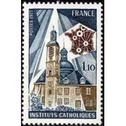 France Francia Nº 1933 1977 Institutos católicos de Francia Lujo