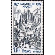 France Francia Nº 1943 1977 5º Centenario de la batalla de Nancy Lujo