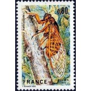 France Francia Nº 1946 1977 La cigarra roja Lujo France Francia Nº 1946 1977 La cigarra roja Lujo