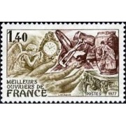 France Francia Nº 1952 1977 Mejores trabajadores de Francia Lujo