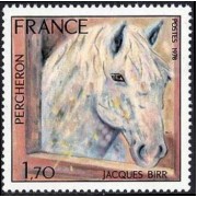 FAU1/S France Francia Nº 1982 1978 Cuadro de Jacques Birr Lujo FAU1/S France Francia Nº 1982 1978 Cuadro de Jacques Birr Lujo