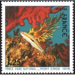 France Francia Nº 2005 1978 Parque nacional de Port-Cros Lujo