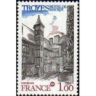 France Francia Nº 2011 1978 51º Congreso nacional de la Fed. de sociedades filatélicas francesas Lujo