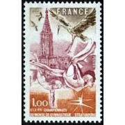 France Francia Nº 2019 1978 XIXº Campeonato del mundo de gimnasia en Strasburgo Lujo France Francia Nº 2019 1978 XIXº Campeonato del mundo de gimnasia en Strasburgo Lujo