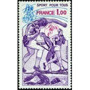 France Francia Nº 2020 1978 Deporte para todos Lujo France Francia Nº 2020 1978 Deporte para todos Lujo