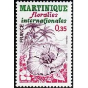 France Francia Nº 2035 1979 Florales internacionales de la Martinica