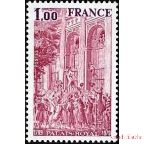 France Francia Nº 2049 1979 Palacio Royal Lujo