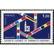 France Francia Nº 2050 1979 Elección de la Asamblea de las Comunidades Europeas Lujo