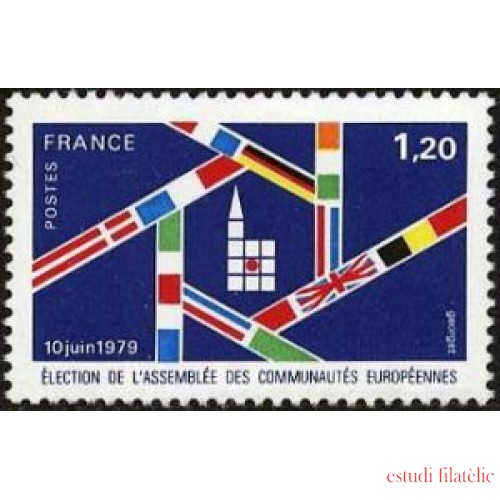 France Francia Nº 2050 1979 Elección de la Asamblea de las Comunidades Europeas Lujo