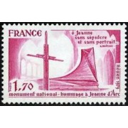 France Francia Nº 2051 1979 Homenaje a Juana de Arco Lujo