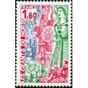 France Francia Nº 2076 1980 Los Gigantes del Norte Lujo France Francia Nº 2076 1980 Los Gigantes del Norte Lujo